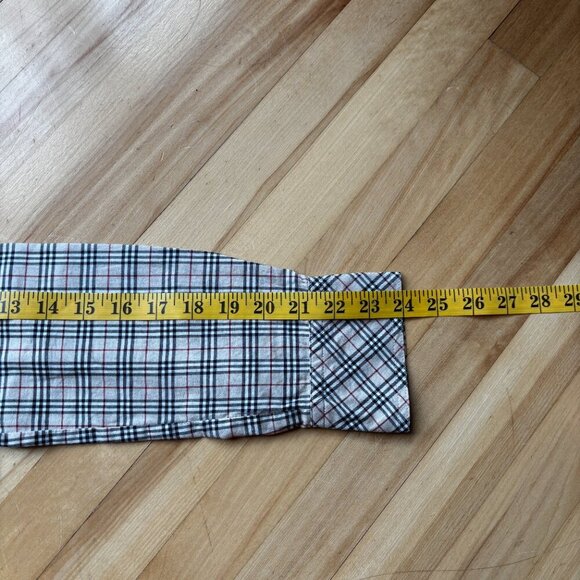 Burberry Blue Label Women's Plaid Button-Up Shirt - Size 38 (US 4-6) - Picture 6 of 12